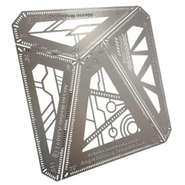 cartuccia Sujibori Plastic Model Sujibori Guide Angle Measurement Template Set of 4 Types