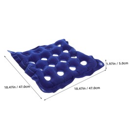 Minkissy Inflatable Wheelchair Seat Cushion Packable Travel Seat Pad Portable Lumbar Support