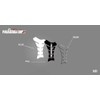 3D Effect Resin Coated Motorcycle Tank Pad Compatible with Kawasaki