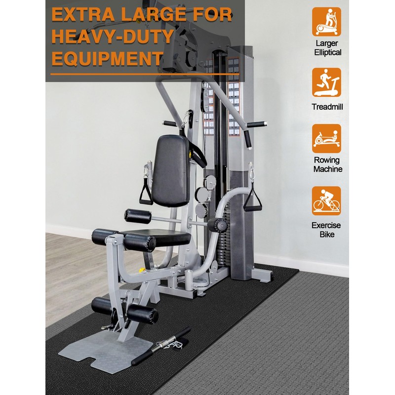 Treadmill Mat 96"x36", WERCHO Walking Pad Mat for Carpet Hardwood