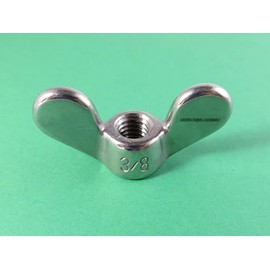 4 piezas de acero inoxidable 316 DIN315 3/8" tuerca de mariposa