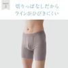 Gunze Boxer Briefs NEXTRA Cut Off Lorient Blue, lorian blue,