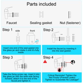 TRBIHCX 2-Pack 1.25 Gallon Glass Laundry Detergent Dispensers with Faucets - Effortless Pouring, Screw Lid, Stand, Rubber Drip Mats - Laundry Room Upgrade for Fabric Softener, Liquid Detergent