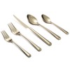 Alata Bailey Champagne Gold 20-Piece Forged Stainless Steel Flatware Set