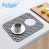 2 Pack Silicone Sink Protector for Kitchen Sink Bathroom, 13.58"
