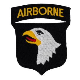 101st Airborne Patch (066) 2 3/4" x 3 1/4" Embroidered Patch 66208