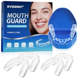 Anti Grinding Guard for Clenching Teeth at Night, Mouth Guard for Grinding Teeth at Night, Teeth Grinding Mouthguards for Sleeping, Comfortable Grinding Guard for Adults
