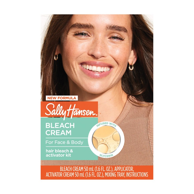 Sally Hansen Bleach Cream for Facial & Body Hair |