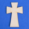 Package of 100 Unfinished Wood Celtic Cross Cutouts for Kids