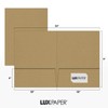 LUXPaper 9" x 12" Presentation Folders | Two Pocket |