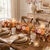 6FT Fall Garland for Mantle, Pumpkin Dahlia Garland Fall Decor