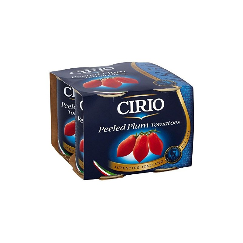 Cirio Peeled Plum Tomatoes (4x400g) - Pack of 6