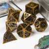 World of Dice - Metal Dice Set - Dragon Siege