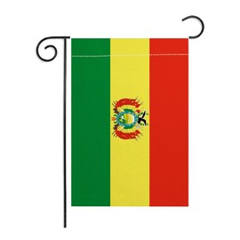 34 North and South American linen garden flags (Bolivia)