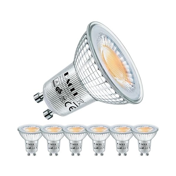 EACLL EACLL GU10 LED Warmweiss 6 Watt Ersetzt 75W Halogen