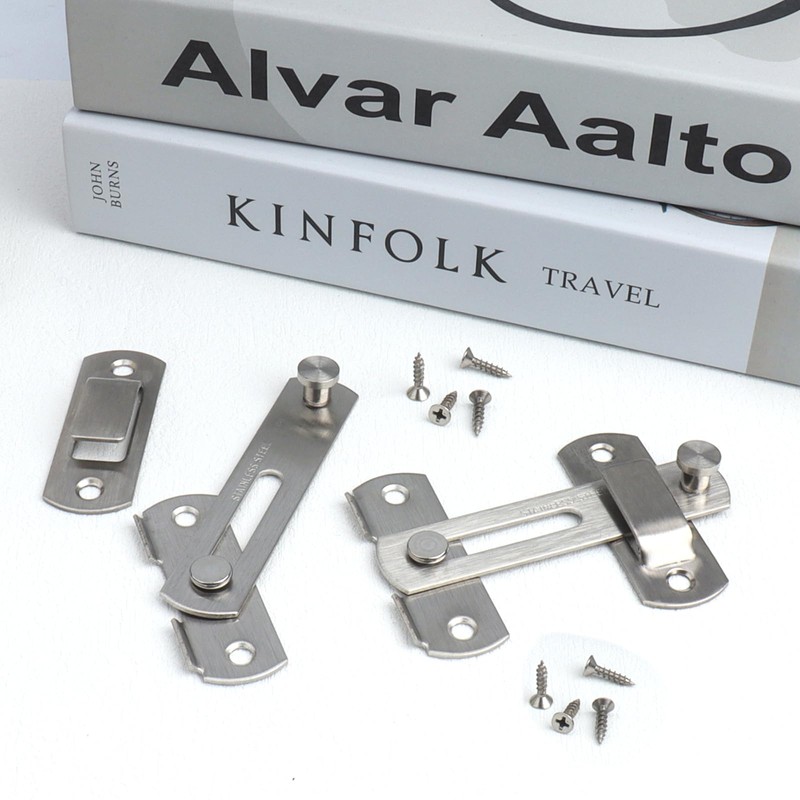 BEILUBANG Door Latch 2 Pcs Barn Door Latch With Screws