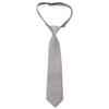 Retreez Woven Pre-tied Boy's Tie with Stripe Textured - Grey