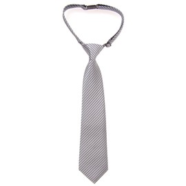 Retreez Woven Pre-tied Boy's Tie with Stripe Textured - Grey - 24 months - 4 years
