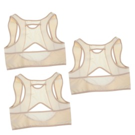 FOMIYES 3pcs Female Chest Support Belt Woman Hump Belt Breathable Comfortable Prevents Sagging Size l