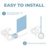 Window Blind Bumper Pack of 4 – Silence Banging Roller