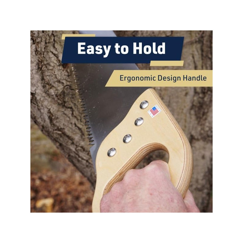 30-Inch Western Log Saw - 4-TPI Hand Saw for Wood