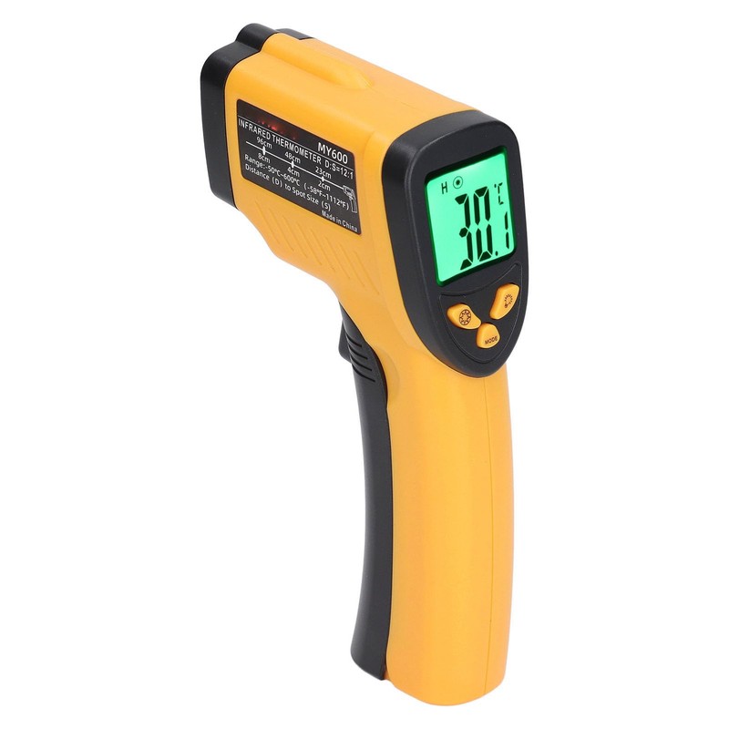 Infrared Thermometer LCD Digital Temperature Gun Handheld Temperature Gun MY600