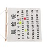 Numbered Calendar Pocket Chart Cotton and Linen Morning Check Classroom