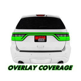 SlickMod PreCut Vinyl Smoke Tint for 2014-2023 Dodge Durango Tail Light (20% Dark Smoke, 2. Taillight Cutout)