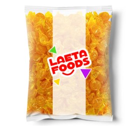 Arcor Butterscotch Hard Candy | 1 Pound Bag - Approx. 75 Count | Old-Fashioned Treats