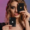 YXSJAS 4 Decks Waterproof Playing Cards Plastic Gold Foil Playing