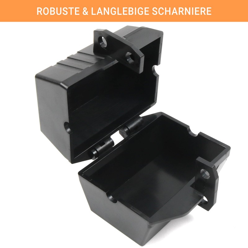 Vicera Plug Lock - Lockable Plug Safe with Padlock, Socket