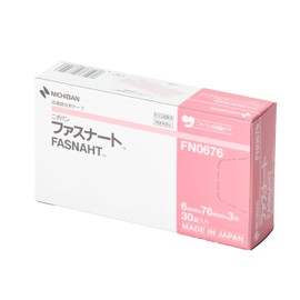 Nichiban Skin Bonding Tape Fastener 0.2 x 3.0 inches (6 x 76 mm), 90 Pieces