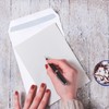 Evour, A5 / C5 White Self-Seal Pocket Envelopes, Letter Envelopes,