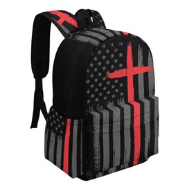 MENRIAOV American Flag Backpack Laptop Daypack Bookbag Outdoor Travel Bag Laptop Tablet Backpack