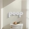 Hokkieam Poop Toilet Paper Holder Stand, 3D Printed Funny Bathroom