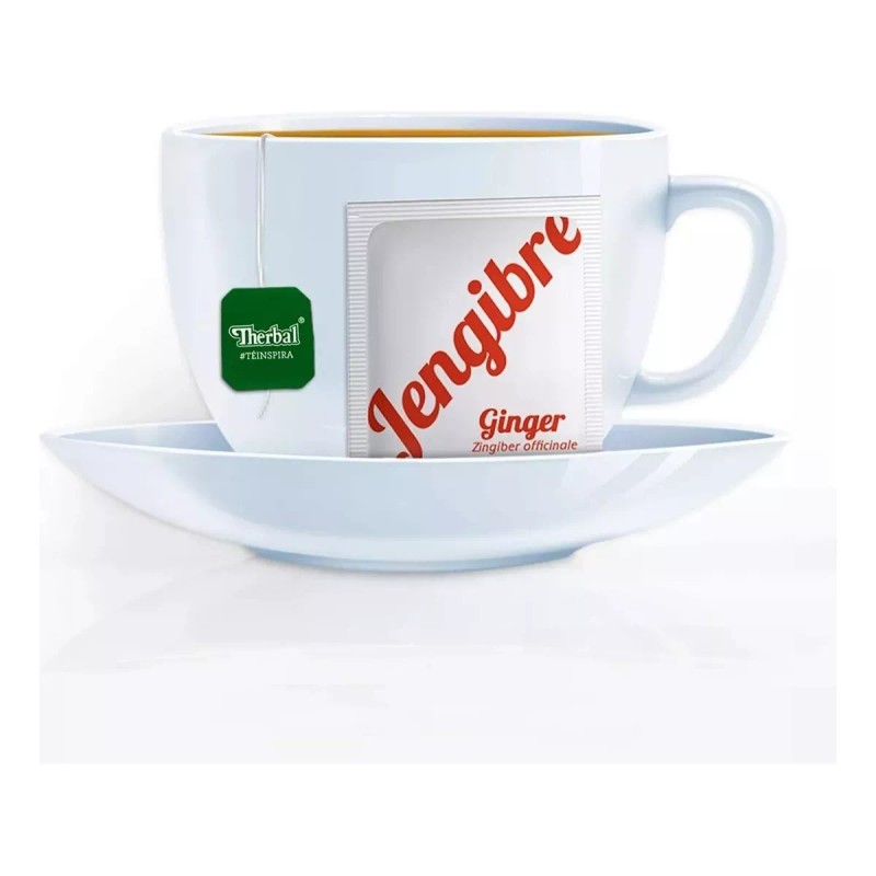 Therbal Te De Jengibre Therbal Hierbas Para Infusion 25 Sobres