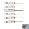 Wjelet 6 Pcs 1/4" Hex Drill Bit Set, 1.5mm High