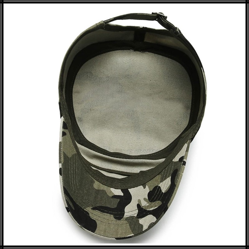 White Fang CA519 Military Hat, Work Cap, Hat, Solid, Camouflage
