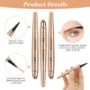 LOPHE Eyebrow Pen with 4 Fork Tip, Long-lasting Waterproof Eyebrow