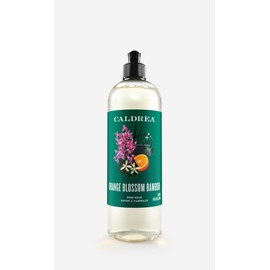 Caldrea Dish Soap, Dishwashing Liquid Made with Soap Bark, Aloe Vera, Orange Peel and Ylang Ylang Flower Essential Oils, Orange Blossom Bamboo Scent, 16 oz