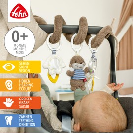 Fehn Activity Spiral Otter Theo - Motor Skills Toy with Learning Functions
