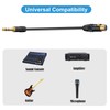 XLR to 6.35mm Cable Female to Male Gold Plated XLR