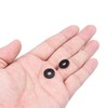PATIKIL M6 Rubber Flat Washers 80 Pack 5 mm ID
