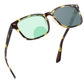 YEIN Bifocal Reading Glasses, Photochromic Gray Sunglasses, 0.00/+1.75 Magnification for Men/Women