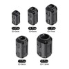 sourcing map Clip-on Ferrite Ring Core Anti-interference Noise for 3mm/