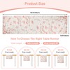Hejo Cherry Blossom Pattern Table Runner,Reusable Table Runners for Dining