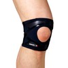 ZAMST Filmista Knee 372204 Knee Supporter for Running, Thin, Black,
