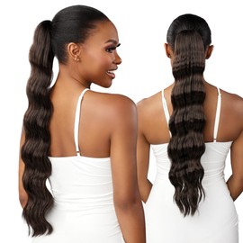 Sensationnel Lulu Pony tail drawstring - Lulupony Raya high heat synthetic yaki pony tail or up do hair extension wig piece - Lulupony Raya (T2/30)