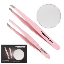Tweezerman Brow Gift Set, Pink