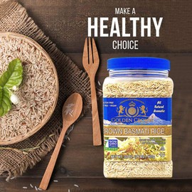 Golden Crown Brown Basmati Rice 2Lb